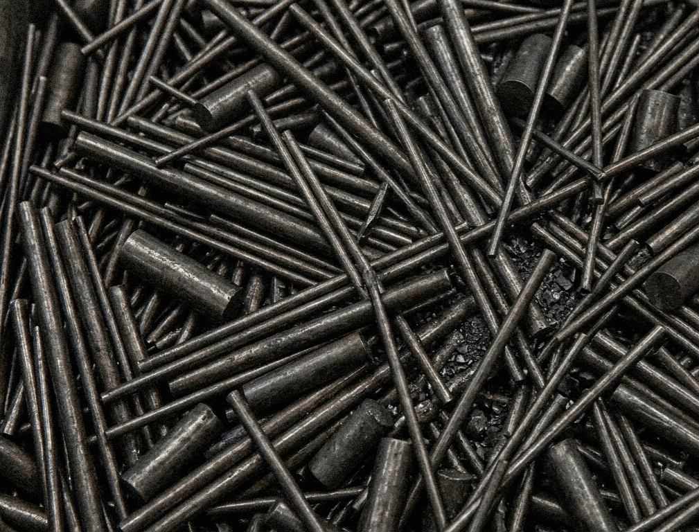 Barras e cilindros de tungstênio